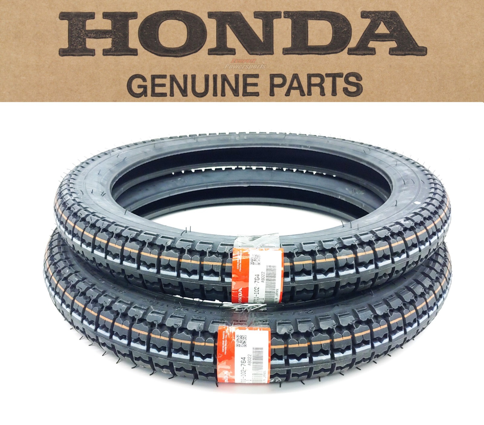 110/90-19 Rear Dirt Bike Tire Tire Tube Set For Honda CT90/CT110