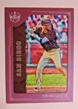 2021 DIAMOND KINGS PLUM FRAMED PARALLEL FERNANDO TATIS JR.