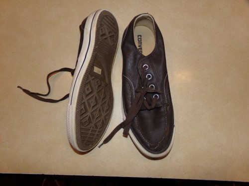 very leather converse