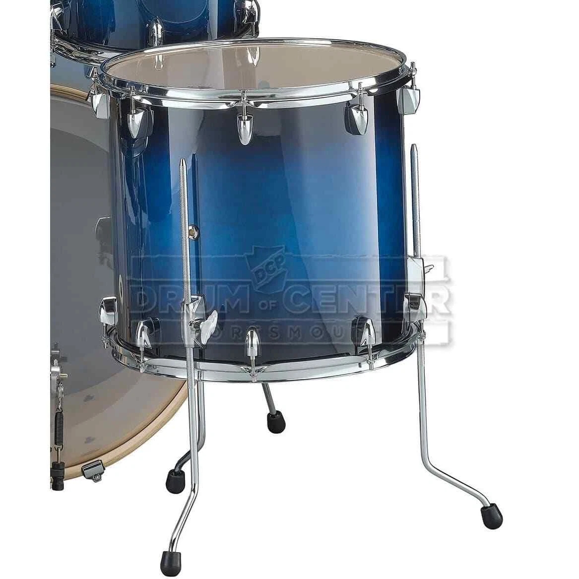 Yamaha Stage Custom Birch Floor Tom 18x16 Deep Blue Sunburst