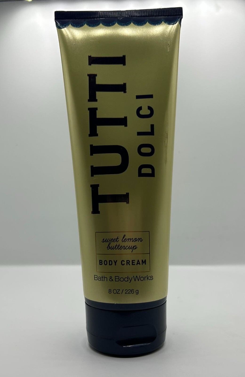 Bath & Body Works Tutti Dolci Sweet Lemon Buttercup Body Cream 8 oz New