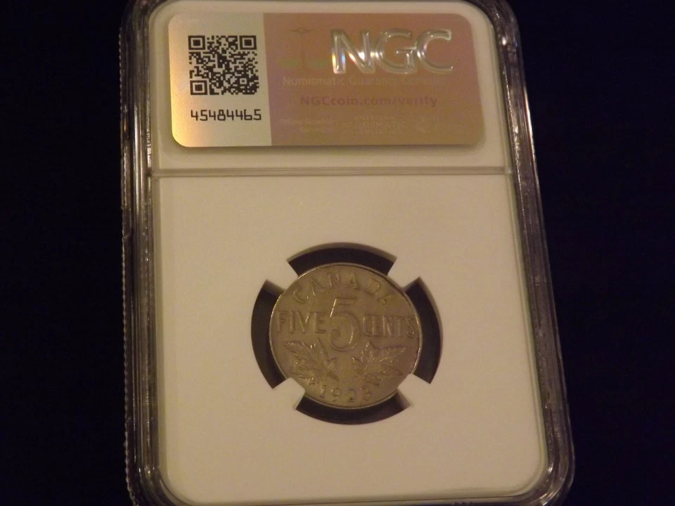 1923 5C Canada NGC AU - Image 2 of 2