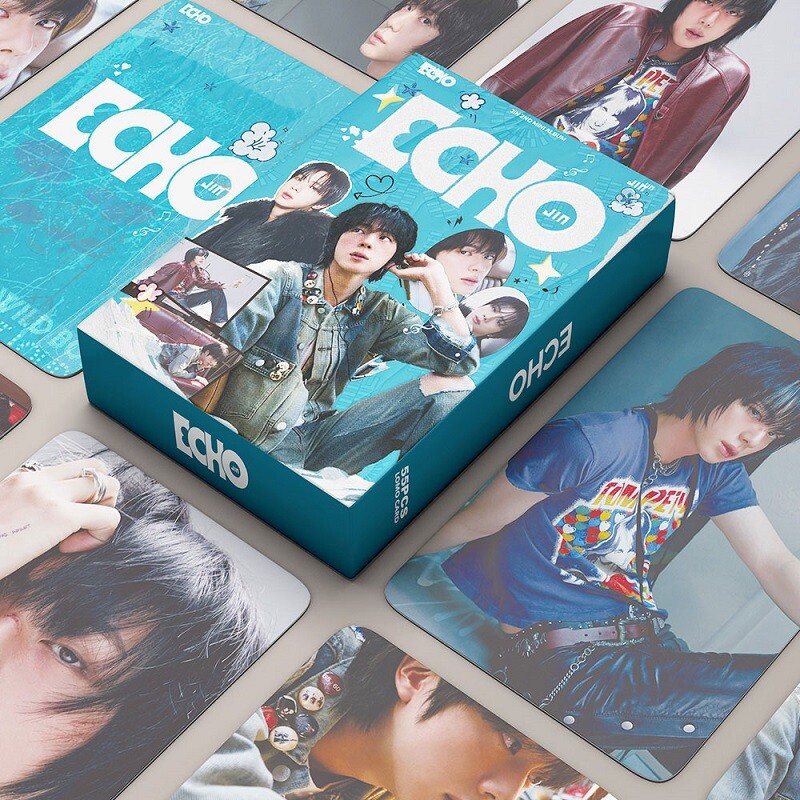 55pcs Set Kpop Jin Echo Lomo Cards Collective HD Lomocard | eBay UK