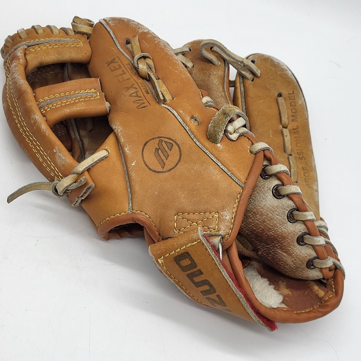 Mizuno Baseball Glove MM5025V, PRO Model, Brown Leather, RIGHT
