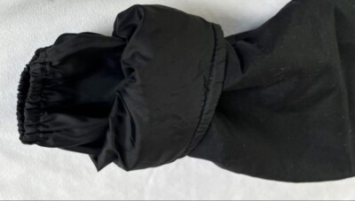 Moncler ASICS Skiwear Size Lady's L Black & White Jacket & Pants