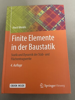 Finite Element  in der Baustatik 4. Auflage