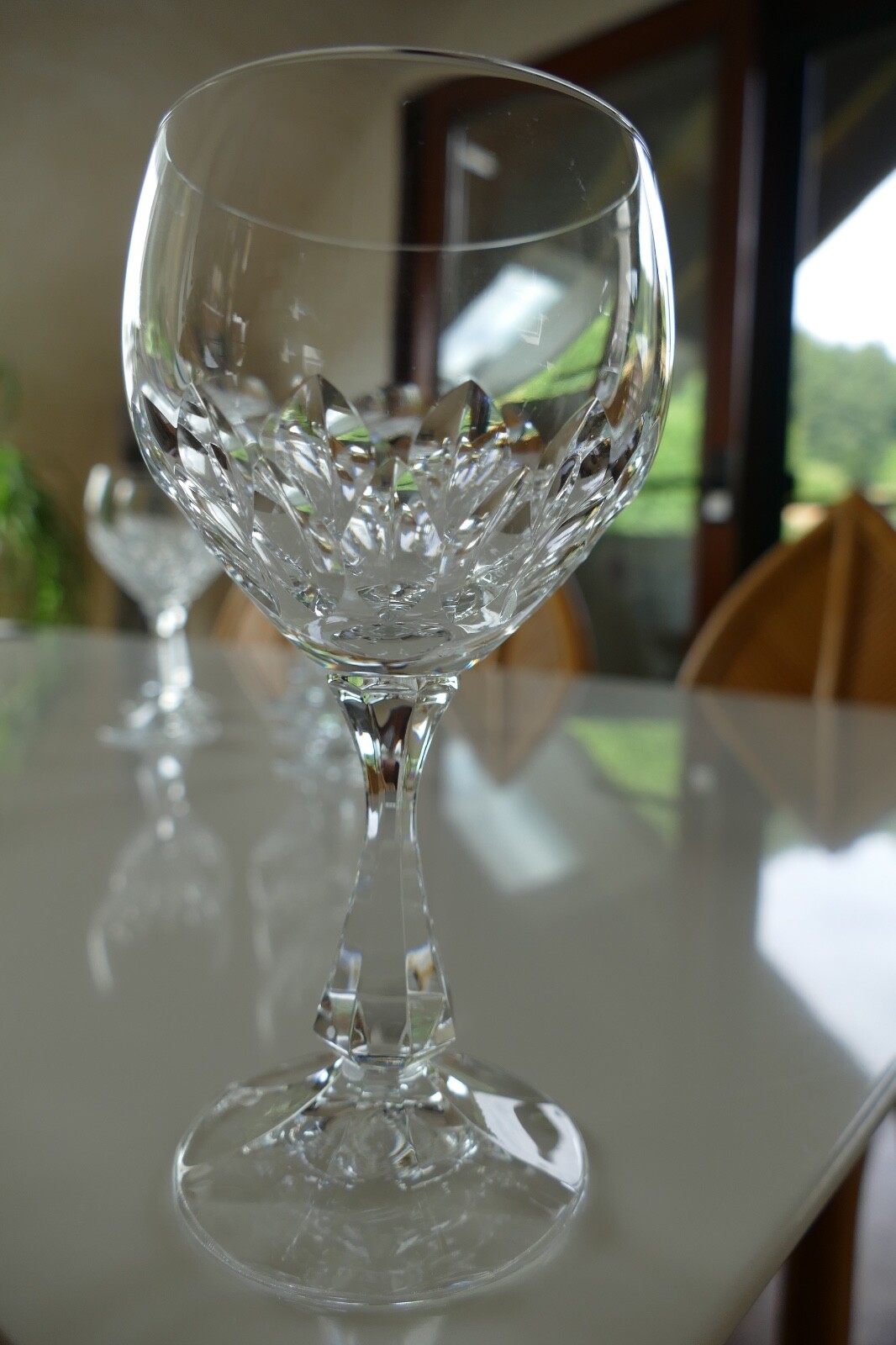 6 unbenutzte Kristall Weissweingläser der Altserie Volterra von Schott + Zwiesel