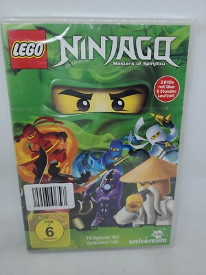 Lego Ninjago Masters of Spinjitzu ( TV Special 1 + 2, Episode 1- 20 , DVD ) NEU