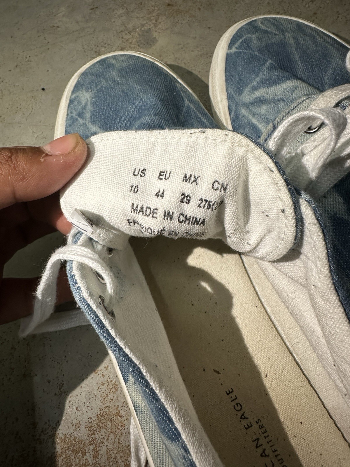 American Eagle Water Patterned Converse - image 6