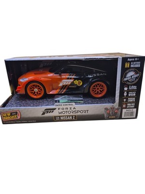 New Bright Forza Nissan Z RC Car 1:16 Scale Orange Black Modern Plastic Remote