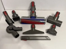 Lot of 8 Dyson Vacuum Attachments Fluffy Soft Roller Cleaner Head Model 112232