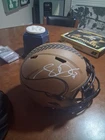 Sam Darnold Saulte To Service Autographed Vikings  Full Size Replica Helmet