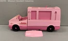 Vintage Barbie Mattel Motorhome Camper 1988 Pink Vehicle With Accessories