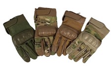 Tactical Army Military Gloves Combat Airsoft Hard Knuckle Leather