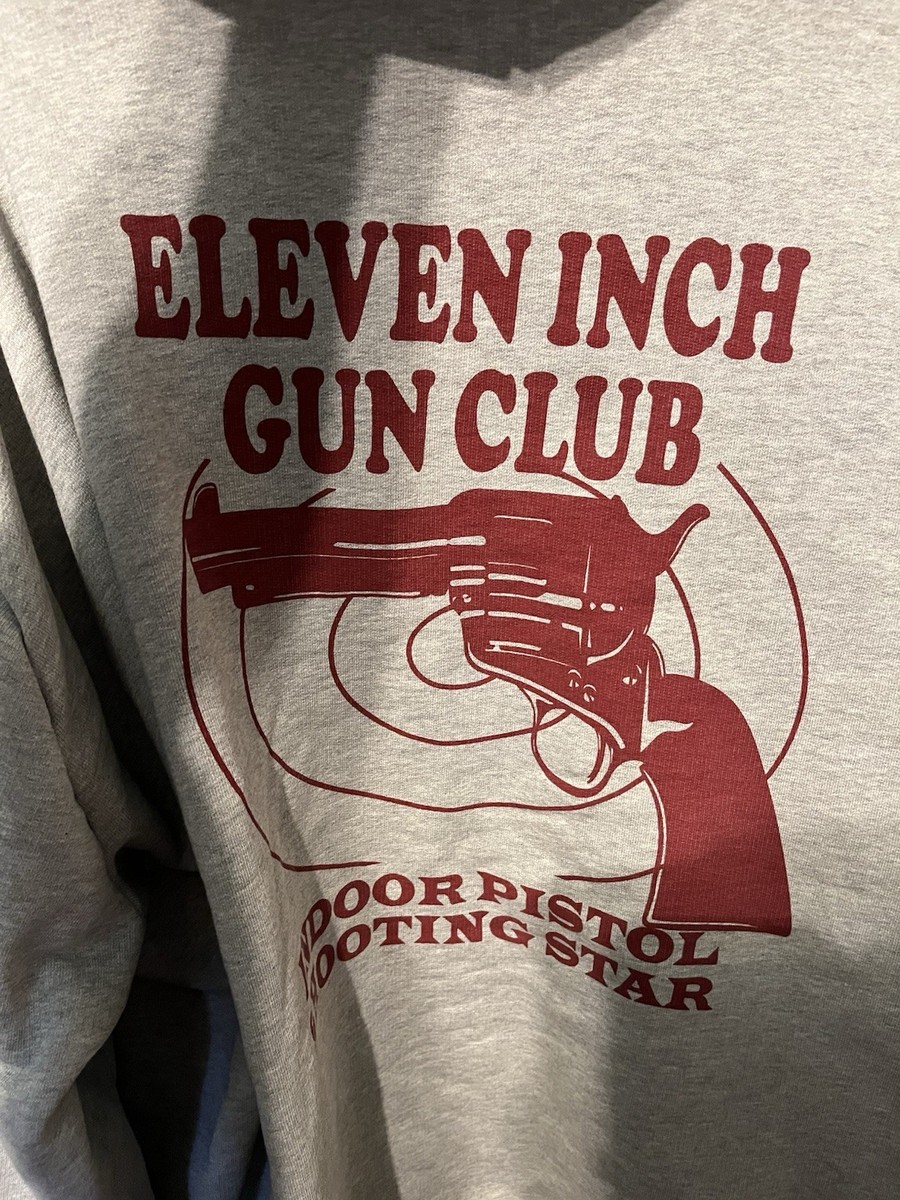 Vetements AW17 Eleven Inch Gun Club Hoodie Grey