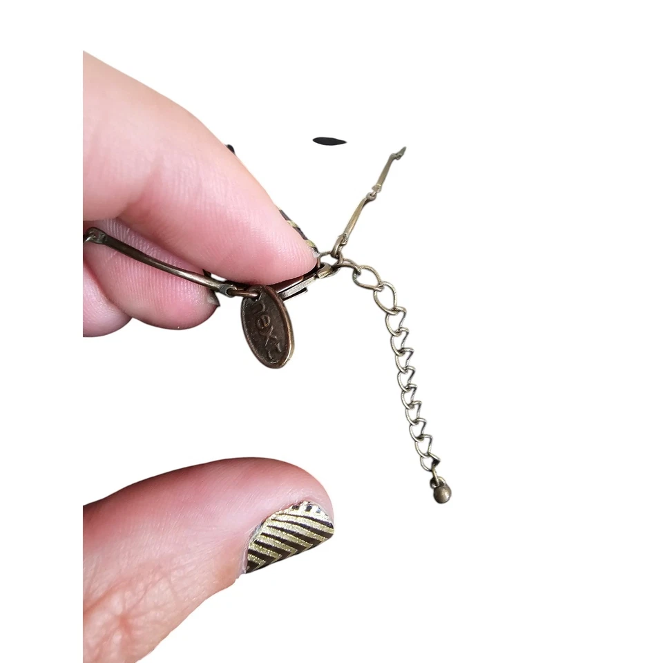 Collar vintage estilo suroeste cuentas de cobre y verde azulado Foto 4 de 4