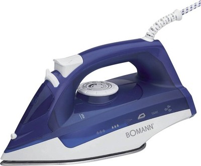 Bomann Dampfbügeleisen DB 6004 CB 2200 Watt 250 ml Tank 3 Stufig Blau