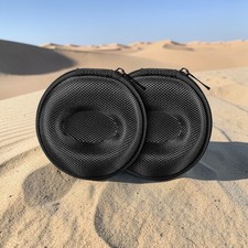 Pack of 2 Travel Watch Cases Single Watch Zipper Storage Boxes for Wristwatches