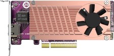QNAP QM2-2P10G1TB Dual M.2 2280 PCIe NVMe SSD  10GbE Expansion Card