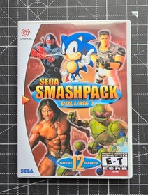 Dreamcast Sega Smash Pack Vol.1 You Choose Custom Case Color - NO Game or Manual