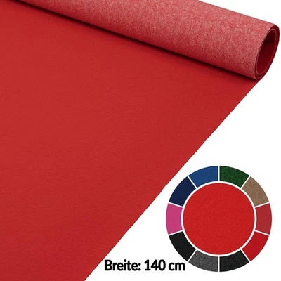 Messeteppich Expo Eventteppich Hochzeitsläufer Teppich 10 Farben Breite 140 cm - Bild 1 von 4