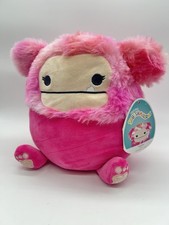 Squishmallow Hailey the Pink Bigfoot 8” stuffed animal NWT