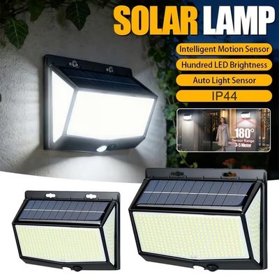 Solar Power 468LED Lights PIR Motion Sensor Outdoor Security Lamp Wall Garden Y6