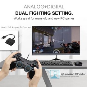 Wired Gamepad for PS2 Controller for Mando PS2/PS2 Joystick for Playstation