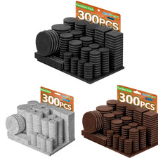Furniture Felt Pads Self Adhesive 300 PCS Assorted Floor Protectors for Chair