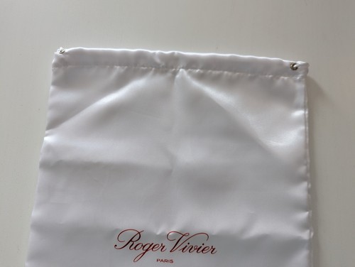 Authentic Roger Vivier White Dust Bag 14.5" x 10.5" - Picture 4 of 7