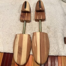 Pair Of Florsheim Wooden Shoe Trees Split Toe Design - L