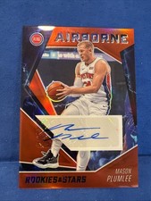 2020-21 Panini Chronicles - Airborne Signatures Mason Plumlee Red Prizm