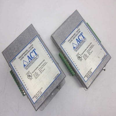 (2) ACT Communications Incorporated 422-060-600 Telephone/Data Line Protectors