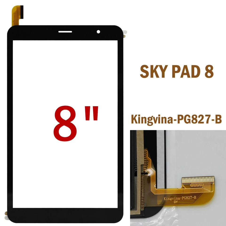 Digitizer Touch Screen Panel For Sky Devices SKY PAD 8 / 8 Pro / PAD 10 / 10 Max - Image 3 of 4