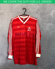Renens FC Vintage Jersey Long Sleeve Football Shirt Adidas West Germany Mens L