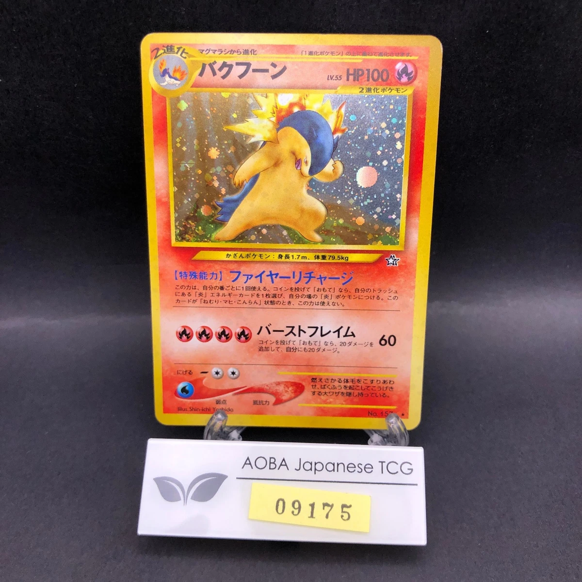25+ Fire Holo Pokémon TCG Neo Genesis Individual Collectible Card