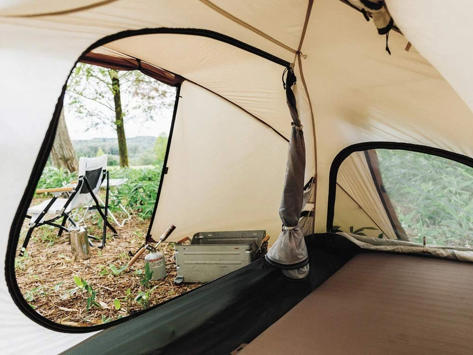 Snow Peak Minute Dome Pro.air 1 tienda + juego de sábanas de tierra FK-372 2 personas Japón JP Foto 4 de 4