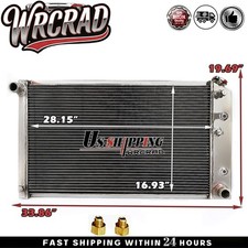 Aluminum Radiator For 1973-1986 1974 Chevy Gmc Ck C10 C20 K10 Pickup Suburban