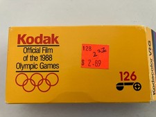 Vtg Kodak Kodacolor VR-G film Official Film of 1988 Olympics 126 film format