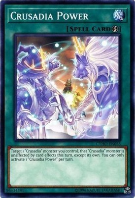 Crusadia Power - CYHO-EN055 - Common - Unlimited Edition - Moderately Played