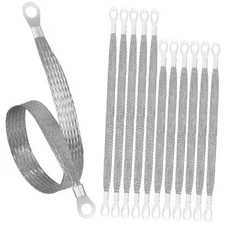 12 Pcs Automotive Car Ground Strap 10/12 Inch Engine Automotive Ground 6-6