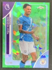 Tijjani Reijnders 2025-26 Topps Chrome Sapphire Premier League Green /99 #122