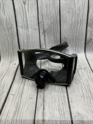 Vintage SCUBAPRO Tempered Glass Diving Mask Goggles Wrap Around