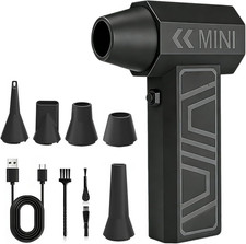 Spolverino Elettrico Senza Fili, 150000 RPM Aria Compressa Elettrico, 3 Velocità