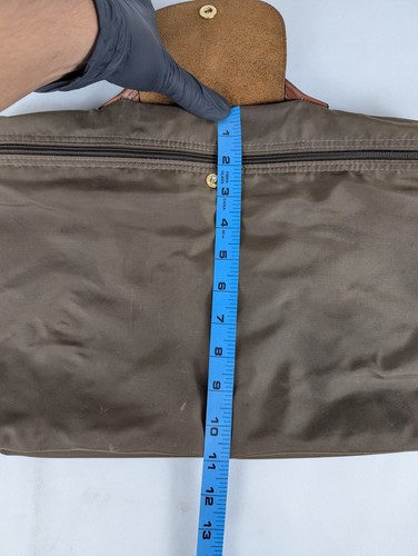 Longchamp Le Pliage – Authentic Nylon Green Briefcase, Beautiful Preowned Bag! - Picture 13 of 16