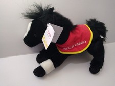 2019 20th Anniversary WELLS FARGO Plush Stuffed Animal Pony Horse Black Tags