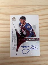 2009-10 SP Authentic #255 T.J. Galiardi AU RC 835/999 Colorado Avalanche