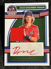 2023 Panini USA Baseball Stars & Stripes JERSEY RED AUTO Bear Calvo item 1
