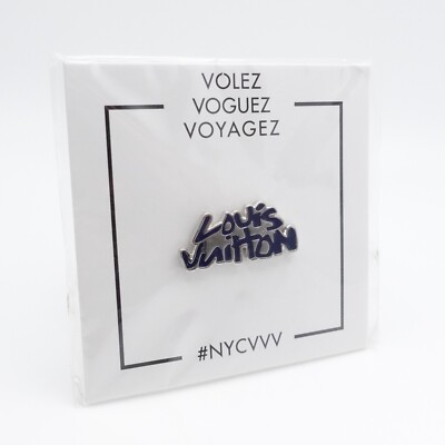 Louis Vuitton Pintrilll NYCVVV Stephen Sprouse Graffiti Lapel Pin