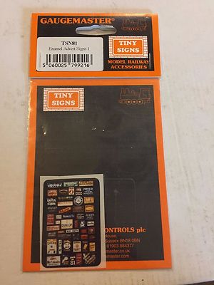 Gaugemaster TSN81 - n Spur 1:148 Winzige Zeichen N81 Emaille Werbung 1 -RM48P